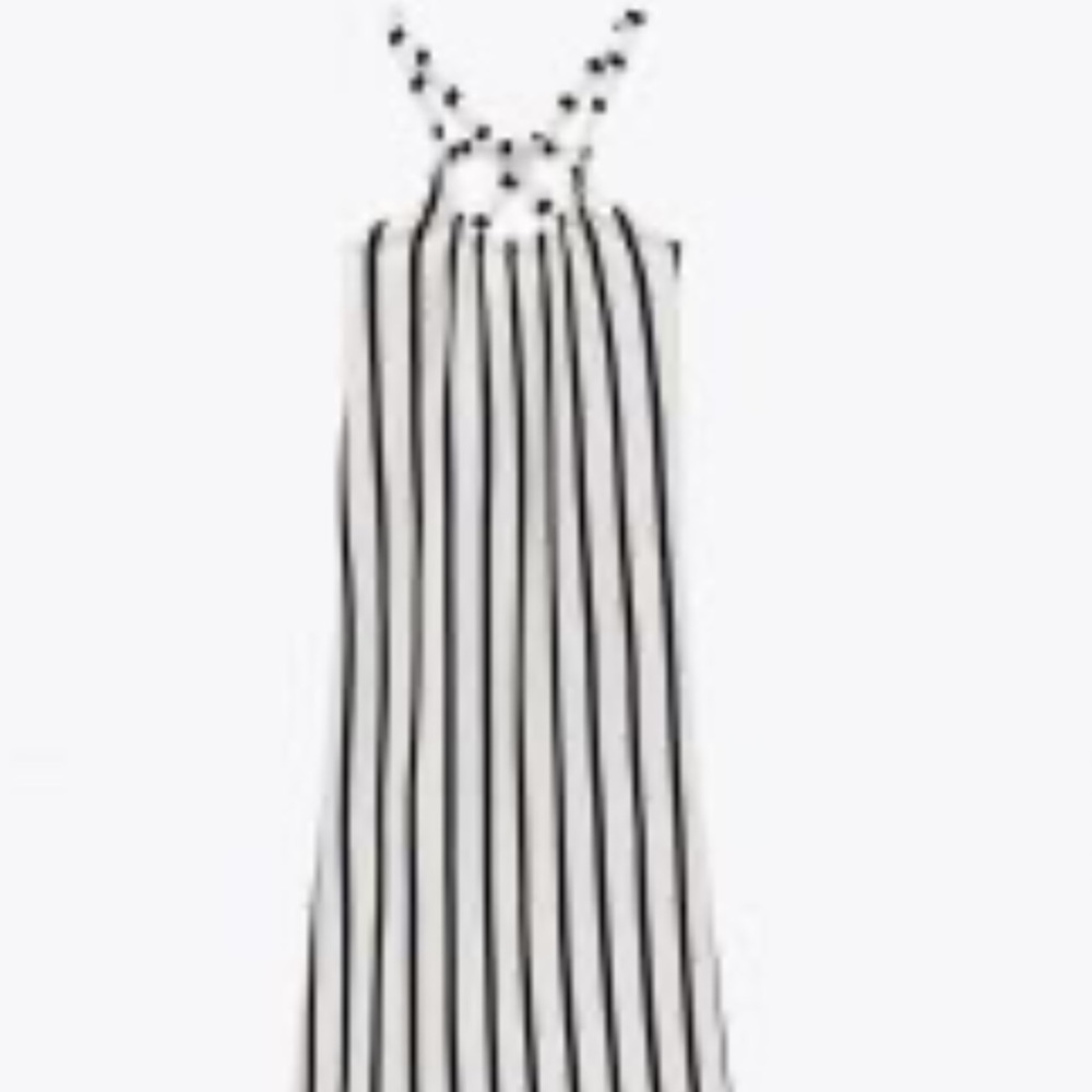 Zara stripped dress. Tags attached